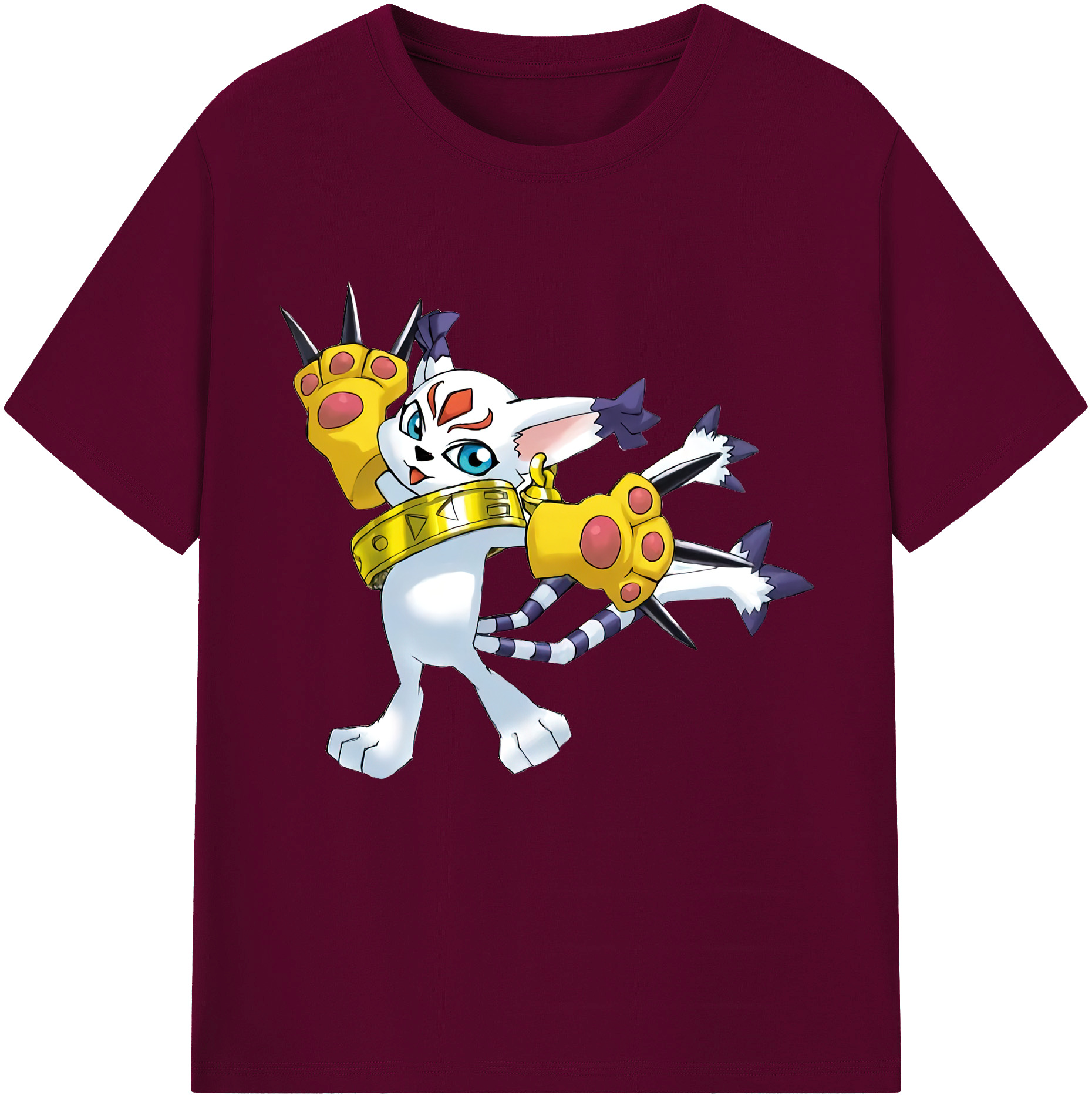 （画像用） Digimon デジタルモンスター/デジモン レディースカジュアルプリントTシャツ（綿100％）